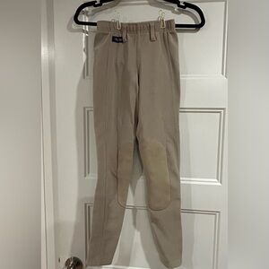 Adult XS or youth XL tan equestrian breeches